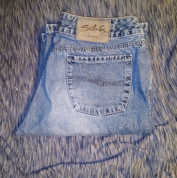 Silver Men's Jeans - Picture 3 of 4